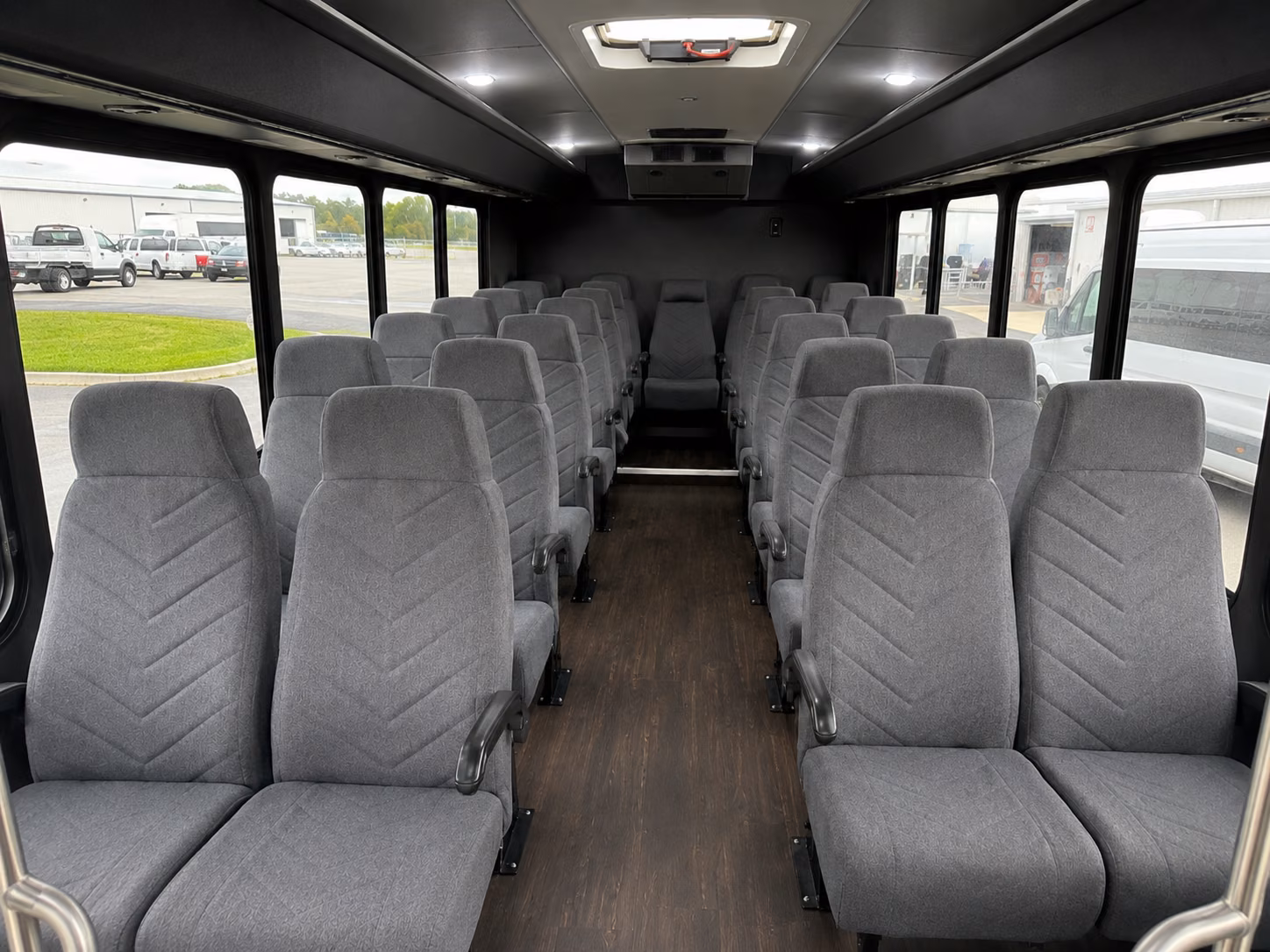 bossier city 15 passenger minibus interior
