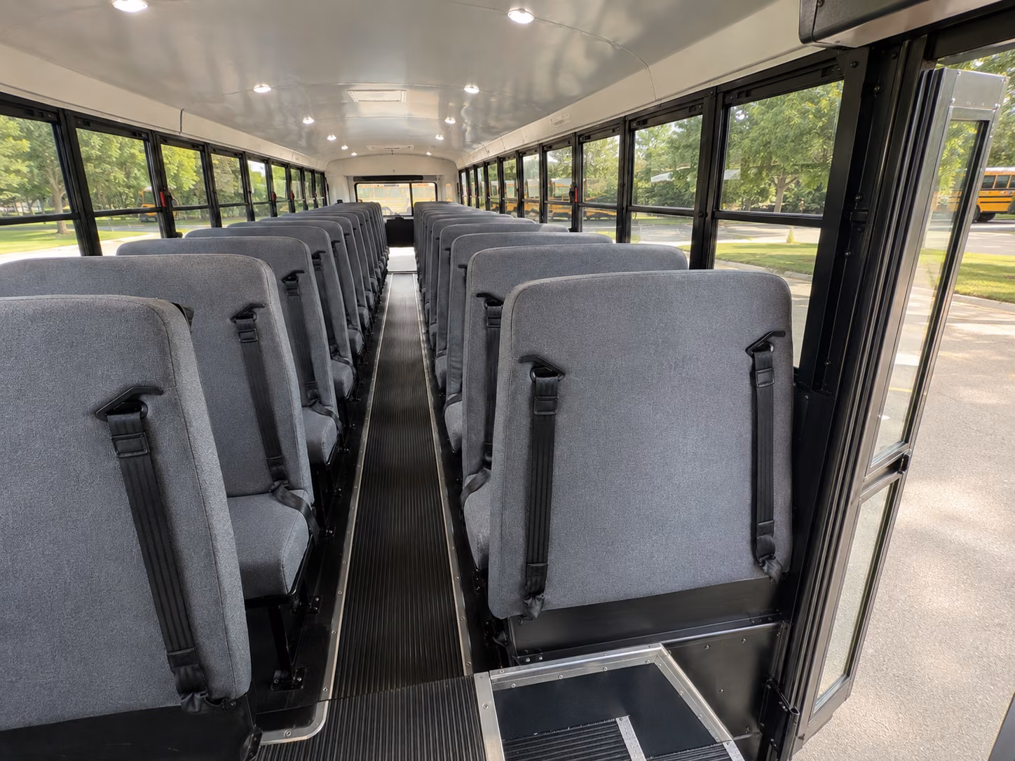bossier city school bus interior