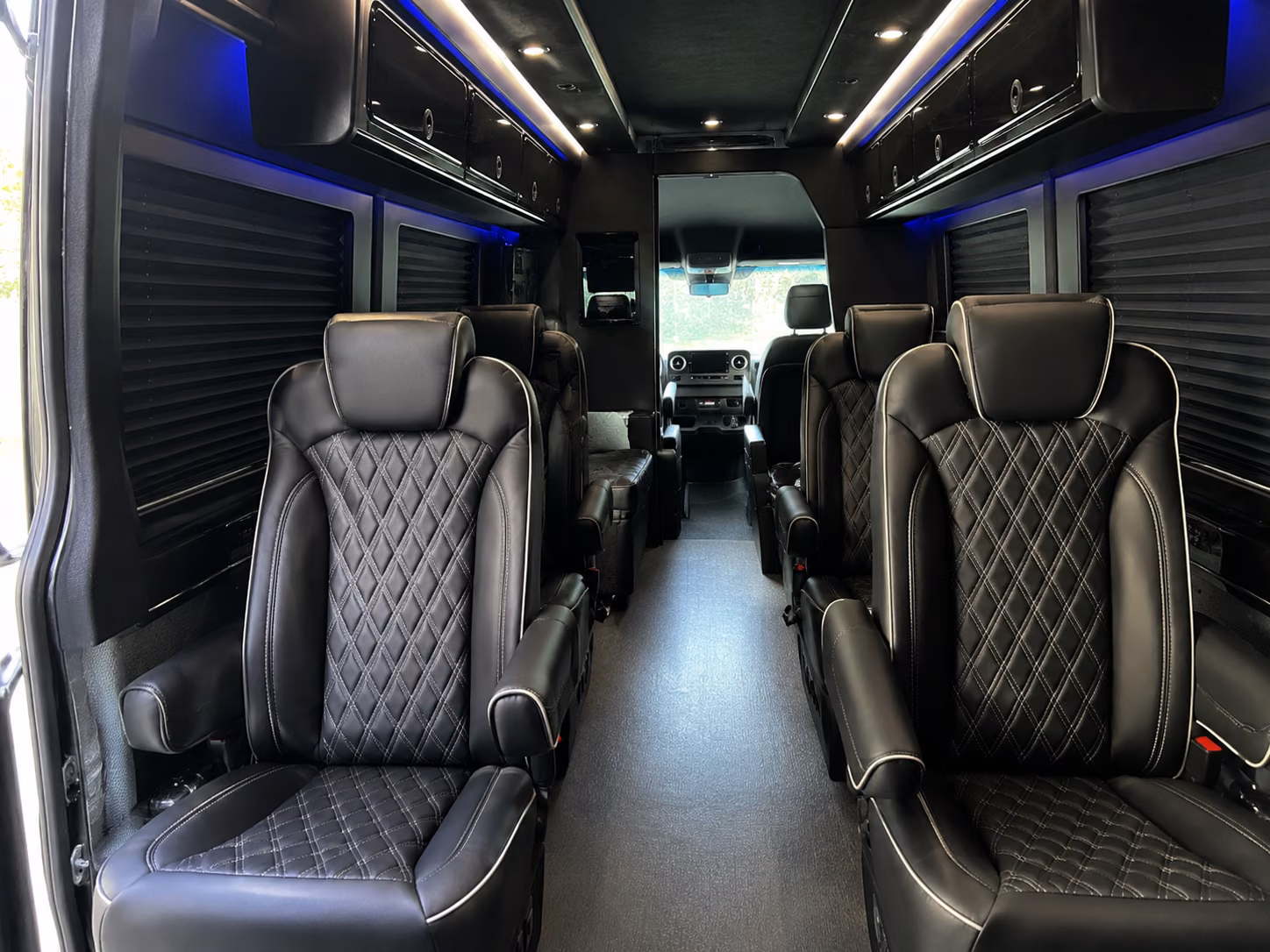 bossier city sprinter van with driver inside
