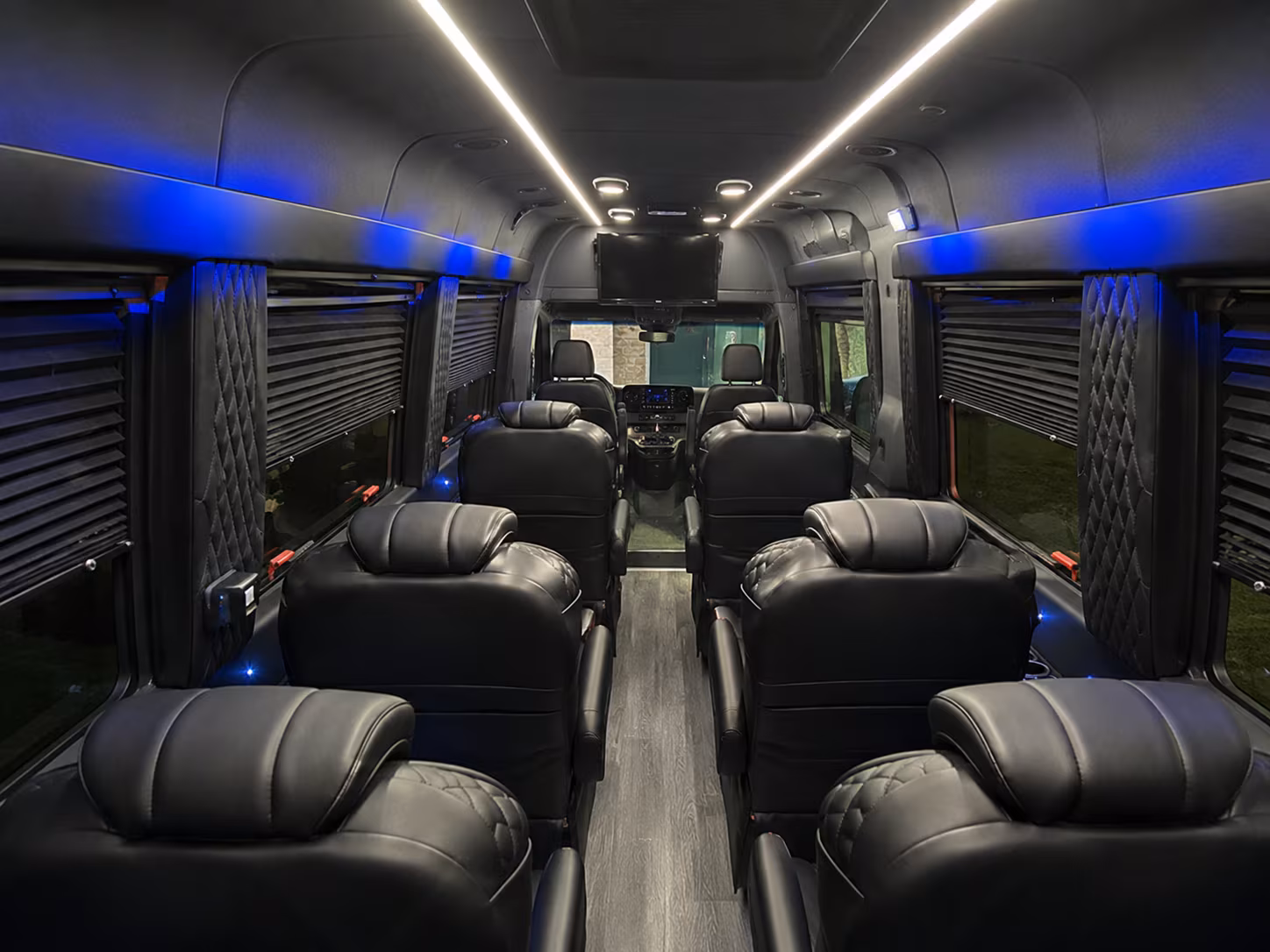 bossier city sprinter van with driver interior